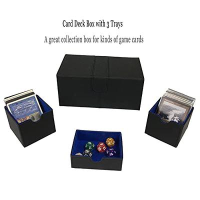 Card Guardian - Premium Deck Box (Black) for 100+ Cards for Trading Card  Games Compatible with Magic the gathering (MTG), Commander Deck, Yugioh  Deck Box, Pokemon TCG, Sports Card Storage Boxes - Yahoo Shopping