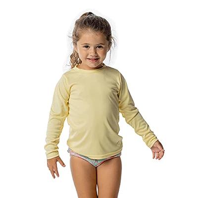 Vapor Apparel Toddler UPF 50+ Sun Long Sleeve T-Shirt, 3T, Pale