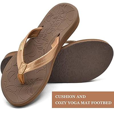 Women Cozy Summer Thong Flip Flops Braided Strap Casual Sandals Cushion  Slippers