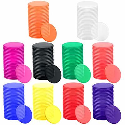90 Numbered plastic bingo chips I Counting Chips I Number markers