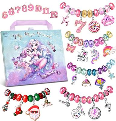 Friendship Bracelet Kit, Charming Bracelet Making Kits Beads DIY Craft  KitArts Crafts for Girls Aged 3-12