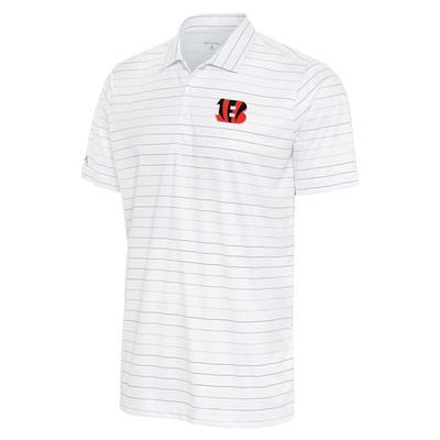 Cleveland Browns Antigua Esteem Polo - Heathered Orange/White