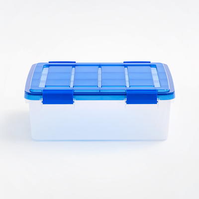 Iris Usa Weatherpro Plastic Storage Box With Durable Lid And Seal And  Secure Latching Buckles : Target