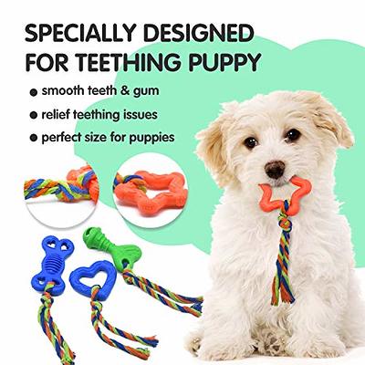 Interactive Dog Toys with Rope and Squeaky Ball, Durable Dog Toys for  Boredom and Stimulating, Tug of War Toys with Knotted Rope for Small Medium  and