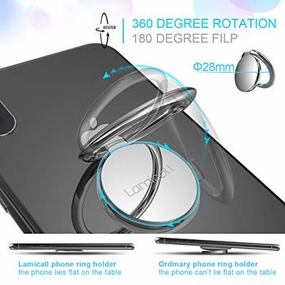 Lamicall Magnetic Phone Ring Holder for Mag Safe - 360 Degree Rotation  Finger Ring Kickstand for iPhone