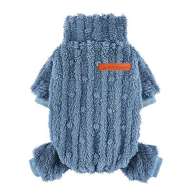 Small Dog Clothes Girl Boy, Turtleneck Pullover Blue Dog Sweater Thick Warm  Outfit, Cold Weather Fleece Coat, Puppy Pjs Shih Tzu Winter Onesie, Small,  Blue - Yahoo Shopping