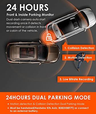 Dual Dash Cam Front and Inside FHD 1080P Dashcams for Cars with Infrared  Night Vision Car Camera Driving Recorder 24H Park Monitor Motion Detection  G-Sensor for Taxi Uber - Yahoo Shopping