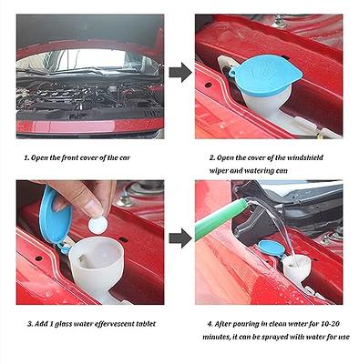 Windshield Washer Fluid, Concentrated Windscreen Washer Tablets Solid Wiper  Glass Solid Washer Fluid