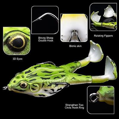  FREE FISHER 5pcs Frog Lure Soft Bionic Fishing Lure