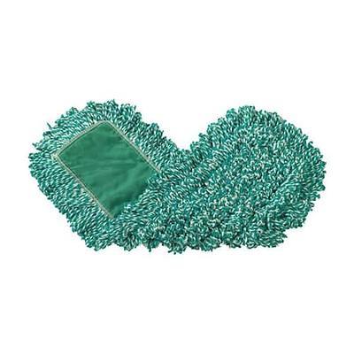 Rubbermaid FGQ46000GR00 HYGEN 60 Green Microfiber Fringed Dust Mop Pad