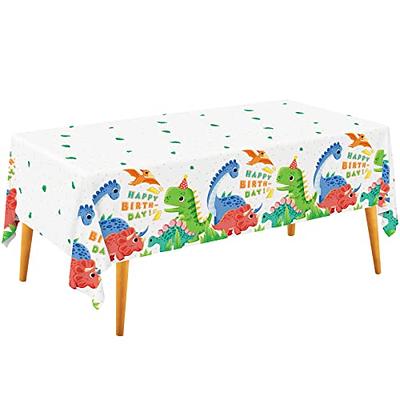 WERNNSAI Unicorn Party Tablecloth - Rainbow Unicorn Party Decorations 108''  x 54'' Disposable Table Cover Plastic Table Cloths for Girls Birthday Baby