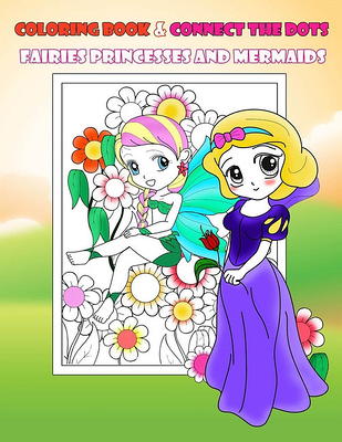 Princesses Coloring Book for kids ages 4 - 8 for girls and boys