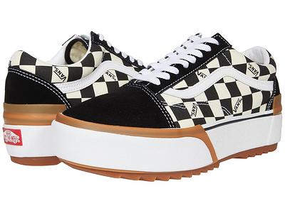 shoes Vans Old Skool Platform - Checkerboard/Black/True White