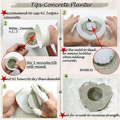 Epoxy Resin Molds Ashtray Molds Casting DIY Silicone Plant Pot Pen Candle  Holder