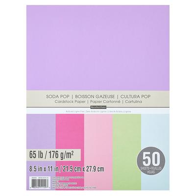 Recollections  PINK FOIL CARDSTOCK PAPER  8.5 x 11 25 sheets