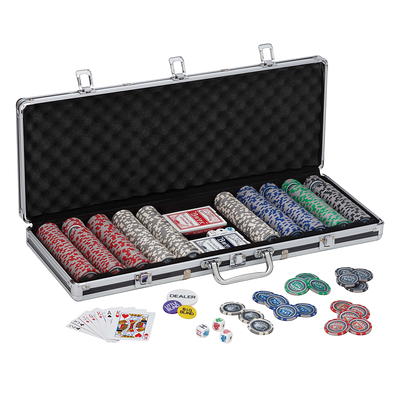 Hi Gloss Wood Poker Chip Case, Holds 500 Poker Chips