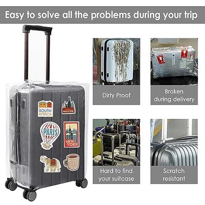 Luggage Protector Suitcase Cover PVC Waterproof Travel Suitcase