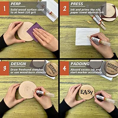 Wood Burning Pen Set, 3/6 Pcs Scorch Markers for Wood, DIY Handwork  Scorch Pen for Wood Burning