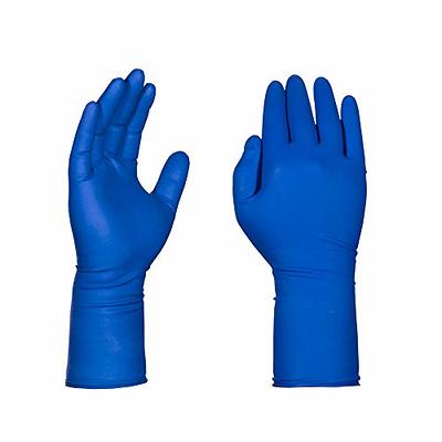 AMMEX Black Nitrile Exam Gloves, Box of 100, 3 Mil, Size Small, Latex Free,  Powder Free, Textured, Disposable, Non-Sterile, Food Safe, ABNPF42100BX
