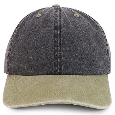 Grey Upcycled Distressed Denim Baseball Hat