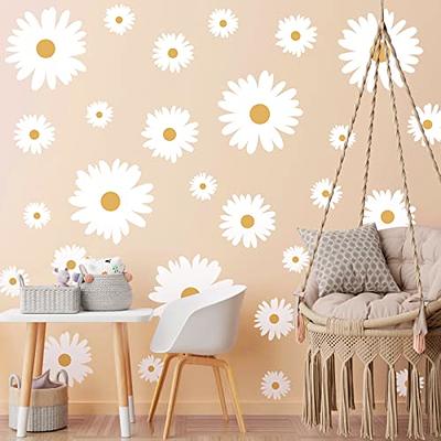 52 Daisy Flower Wall Stickers, Floral, Girls Bedroom, Nursery Wall Dec –  QuoteMyWall