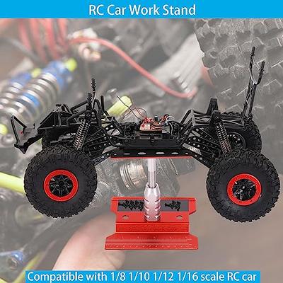 RC Car Stand and 652 PCS RC Screw Kit RC Car Work Stand Repair