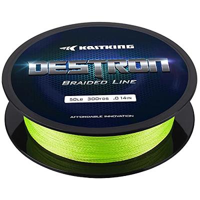 KastKing Destron Braided Fishing Line, Blue Camo , 300 yds-15lb