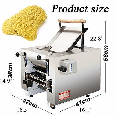 550W Automatic Electric Noodle Making Pasta Maker Dough Dumpling Skin Roller