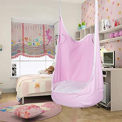 CO-Z Kids Pod Swing Seat Child Hanging Hammock Chair Indoor Outdoor Kid  Hammock Seat Pod Nook (Upgraded Two Straps, Pink) - Yahoo Shopping