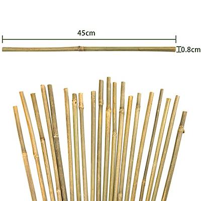 Pllieay 20 Pieces 18 inch Bamboo Stakes Natural Bamboo Sticks Bamboo Plant  Stakes for Indoor and Outdoor Plants, Plant Support Stakes for Tomato