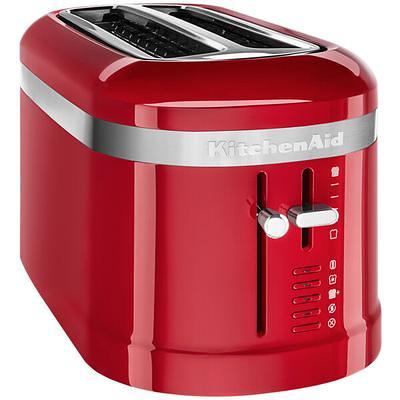 KitchenAid 4-Slice Matte Black Long Slot Toaster with High-Lift