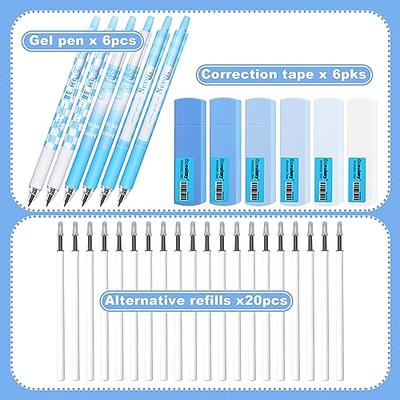  PAPERAGE Gel Pen With Retractable Extra Fine Point (0.5mm), 20  Pack, Colored Pens for Bullet Style Journals, Notebooks, Writing & Drawing,  School Supplies, Office or Home : Office Products