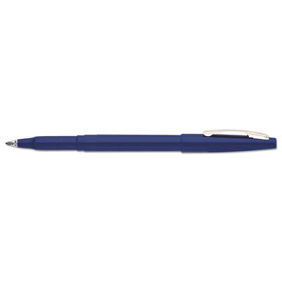 Quill Brand® Rollerball Pens, Fine Point, Blue, Dozen (32158-QL