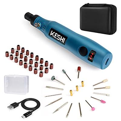 KeShi Cordless Rotary Tool, Upgraded 3.7V USB Rechargeable Rotary