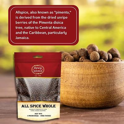 SPICES VILLAGE Ground Allspice (8 oz) - Powdered Fresh Whole Allspice  Berries, Ground Jamaican Pimento Seeds, Natural Seasoning for Curries  Pastries 