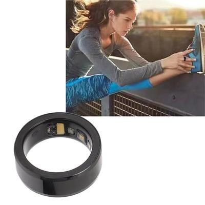 Luqeeg Health Tracker Smart Ring, Bluetooth Connection Health Fitness  Tracker, IPX8 Waterproof Rechargeable Smart Ring Heart Rate Body  Temperature