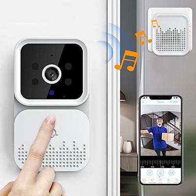 EKEN Smart Video Doorbell Camera Wireless with Chime Ringer, Smart AI Human  Detection, 2.4G WiFi, 2-Way Audio, HD Live Image, Night Vision, Cloud