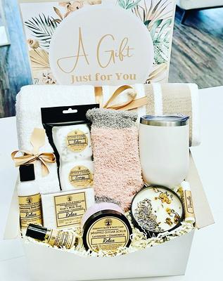  Gifts for Women, Care Package for Women, Relaxing Spa Gift Box  Basket, Birthday Baskets, Get Well Soon Gifts with Luxury Blanket, Unique  Holiday Gifts Basket for Women, Her, Sister, Mom, Best