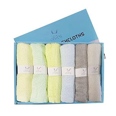 KeaBabies 6-Pack Organic Baby Washcloths – Soft Baby Washcloth