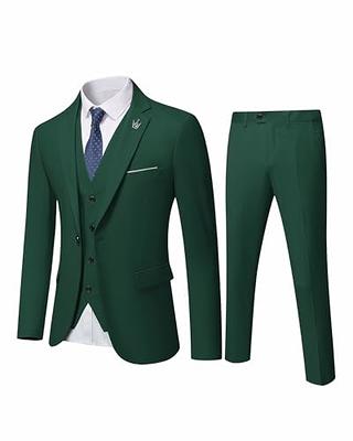 Men's 3pcs Purple Dress Suits (Jacket+Pants+Vest) One Button Slim Fit Suits  Pants : : Clothing, Shoes & Accessories