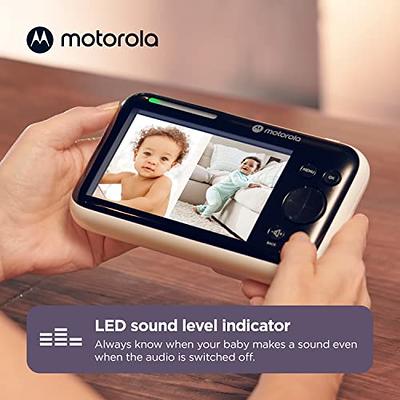 Motorola® VM36XL-2 5 Video Baby Monitor with Two Motorized Pan, Tilt &  Zoom Cameras, 1000ft Range Baby Monitor Set 
