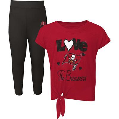 Toddler Red/Pewter Tampa Bay Buccaneers Forever Love T-Shirt & Leggings Set  - Yahoo Shopping