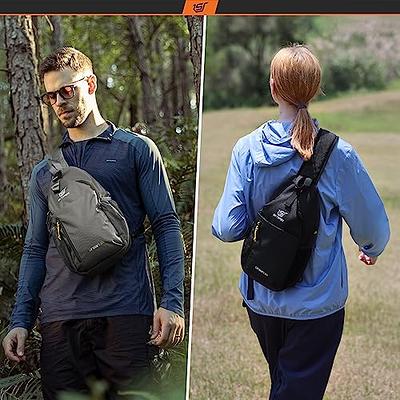 Women Men Crossbody Sling Backpack Chest Shoulder Bag Travelling Cycling  Hiking