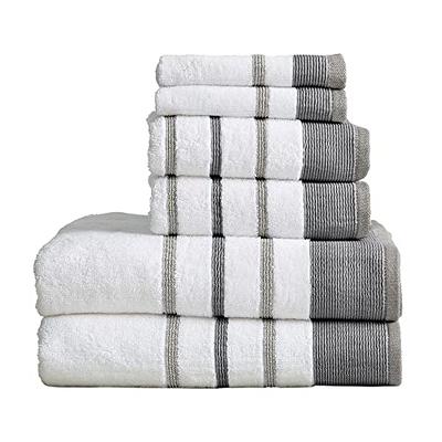 White Classic Luxury 8 Piece Bath Towel Set - 700 GSM Cotton