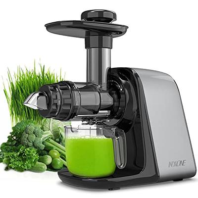 SiFENE Compact Cold Press Juicer, Single-Serve Slow Masticating Juicer for  Small Families, Easy to Clean, Anti-Clog, Quiet Motor, Safe for Kids, BPA