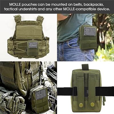 Tasmanian Tiger Modular Pouch Set, Tactical Packing Cubes, Zipper Gear  Organizers, Coyote 