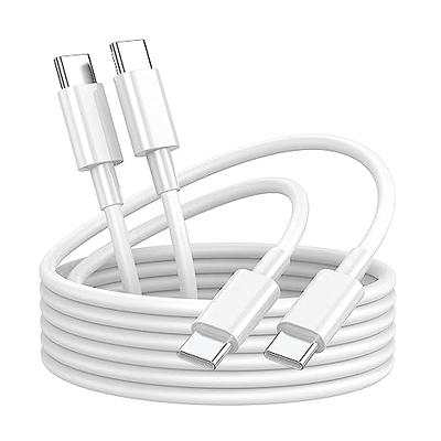 6ft USB Cable for iPhone 11/Pro/Max - Charger Cord Power Wire Braided Long  Sync Fast Charge Data High Speed White Compatible With iPhone 11/Pro/Max 