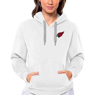 Men's Antigua Black Arizona Cardinals Victory Pullover Hoodie