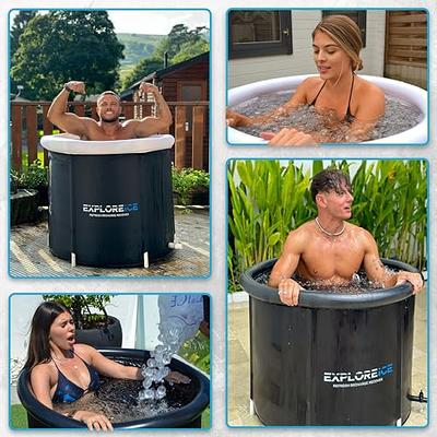 Ice Bath Tub, Ice Bath Tub for Athletes, Cold Plunge Tub Outdoor, Portable  Ice Bath Tub, Ice Tub, Ice Cold Therapy Bath Outdoor, Ice Bath Tub For