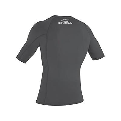  O'Neill Wetsuits Men's Basic Skins UPF 50+ Long Sleeve Rash  Guard, Black, S : Sports & Outdoors